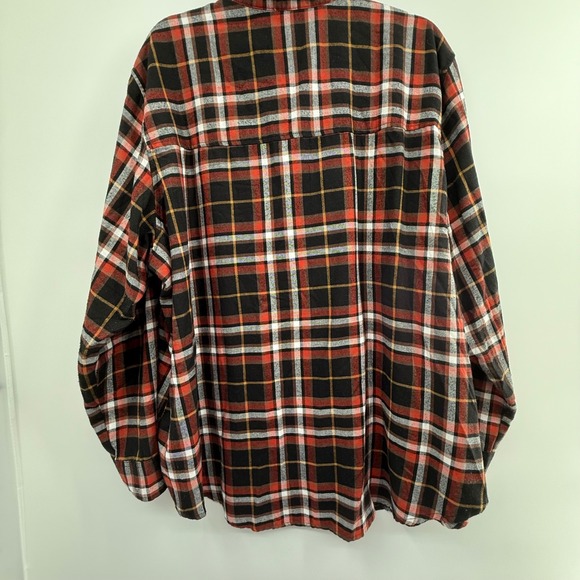Abercrombie & Fitch Soft‎ A&F Plaid Flannel Shirt XXL – Oversized Fall Layering - Picture 4 of 4